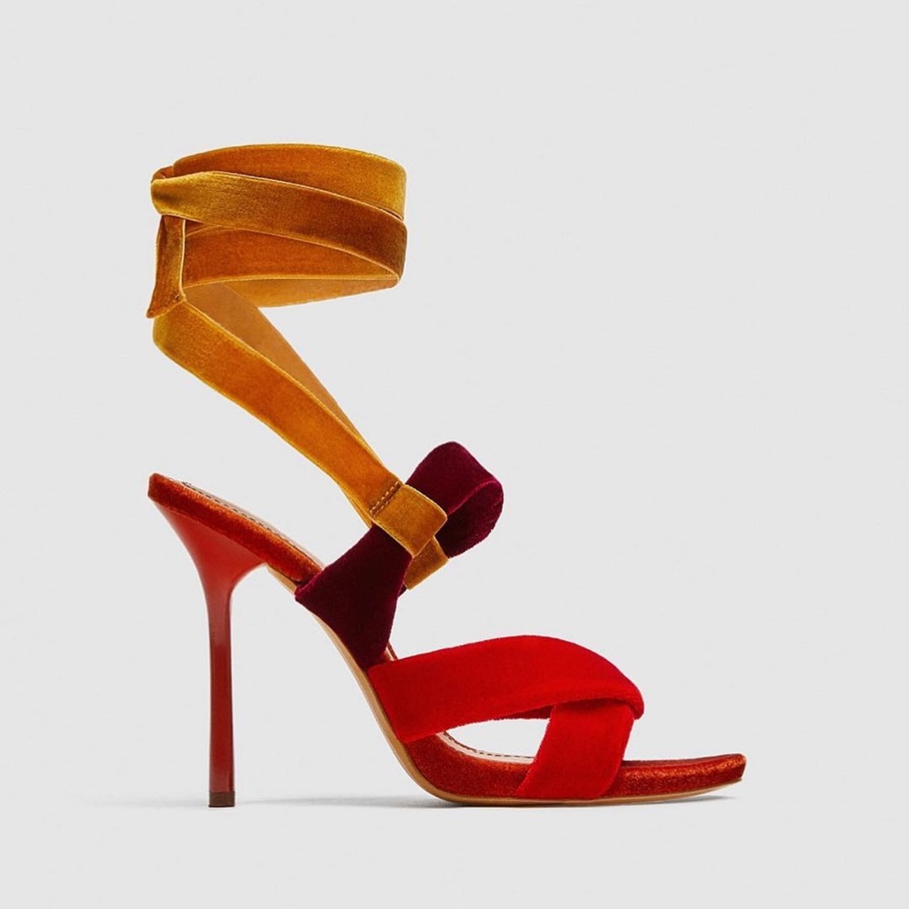 Zara strappy sandals